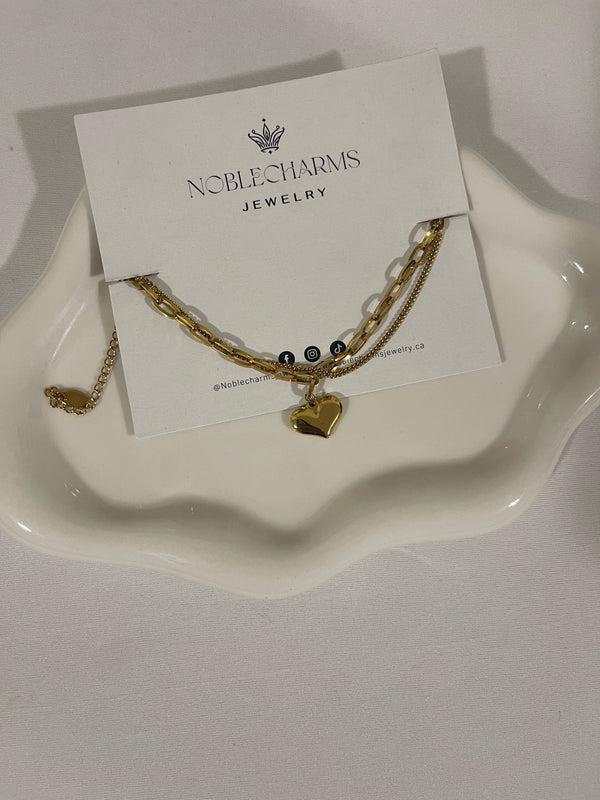 Sweetheart Gold Bracelet