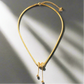 Butterfly chain necklace 18k gold plated