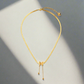 Butterfly chain necklace 18k gold plated