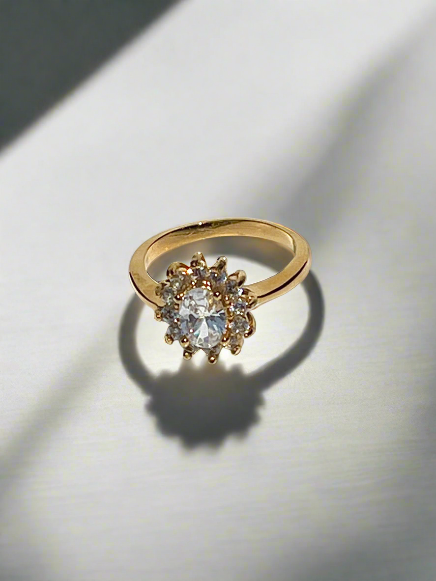Emerald Glow Ring & Eterna Diamond Ring