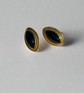 Golden Eclipse Studs