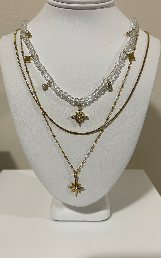 Pearl Radiance Trio Necklace
