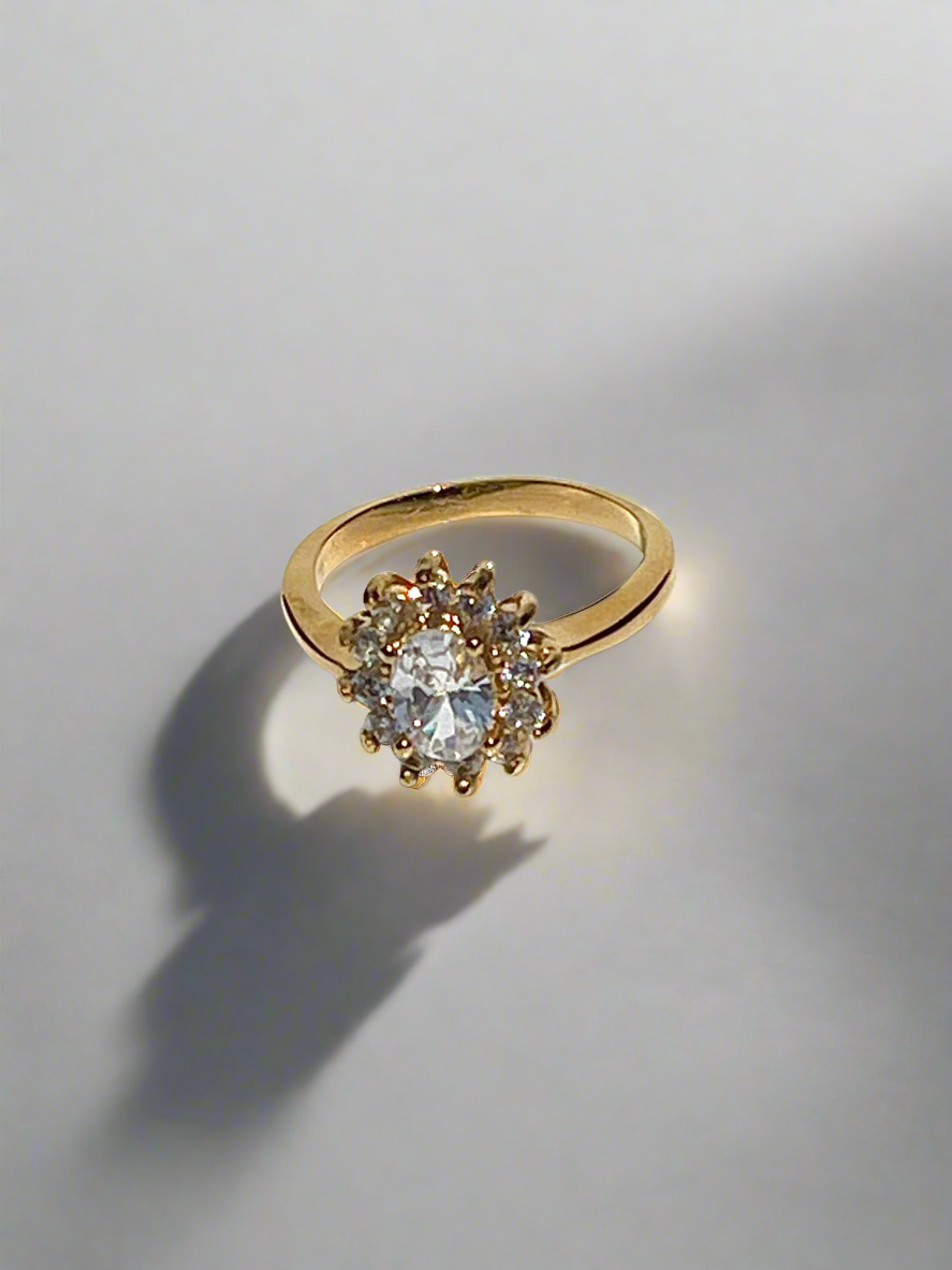 Emerald Glow Ring & Eterna Diamond Ring