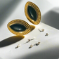 Golden Eclipse Studs