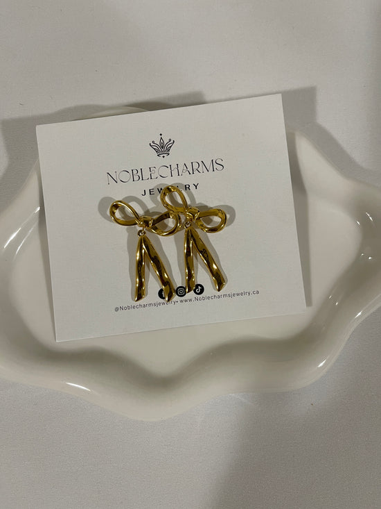 Charm Bow Earrings