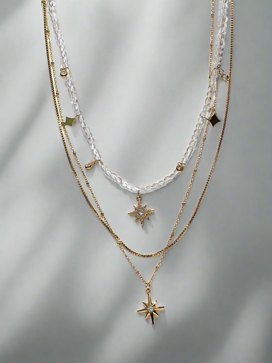 Pearl Radiance Trio Necklace